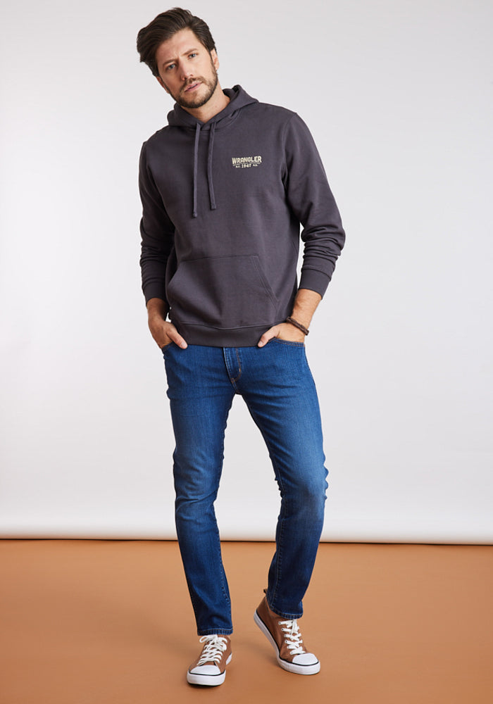 Polerón Hombre Regular Fit Hoodie Faded Black