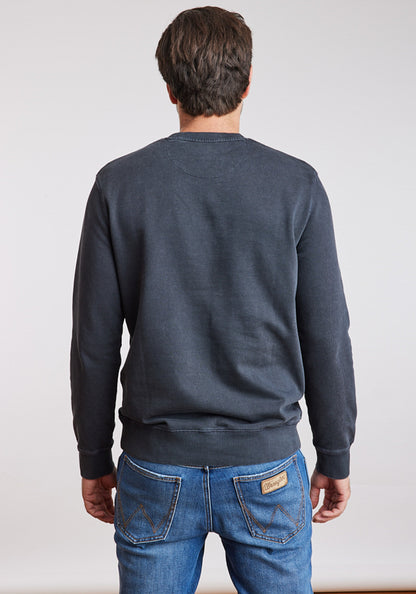 Polerón Hombre Graphic Acid Sweatshirt Green Dusty