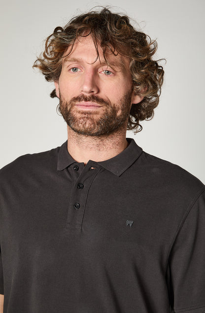 Polera Hombre Polo Regular Black