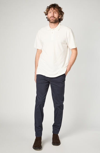 Polera Hombre Polo Regular White