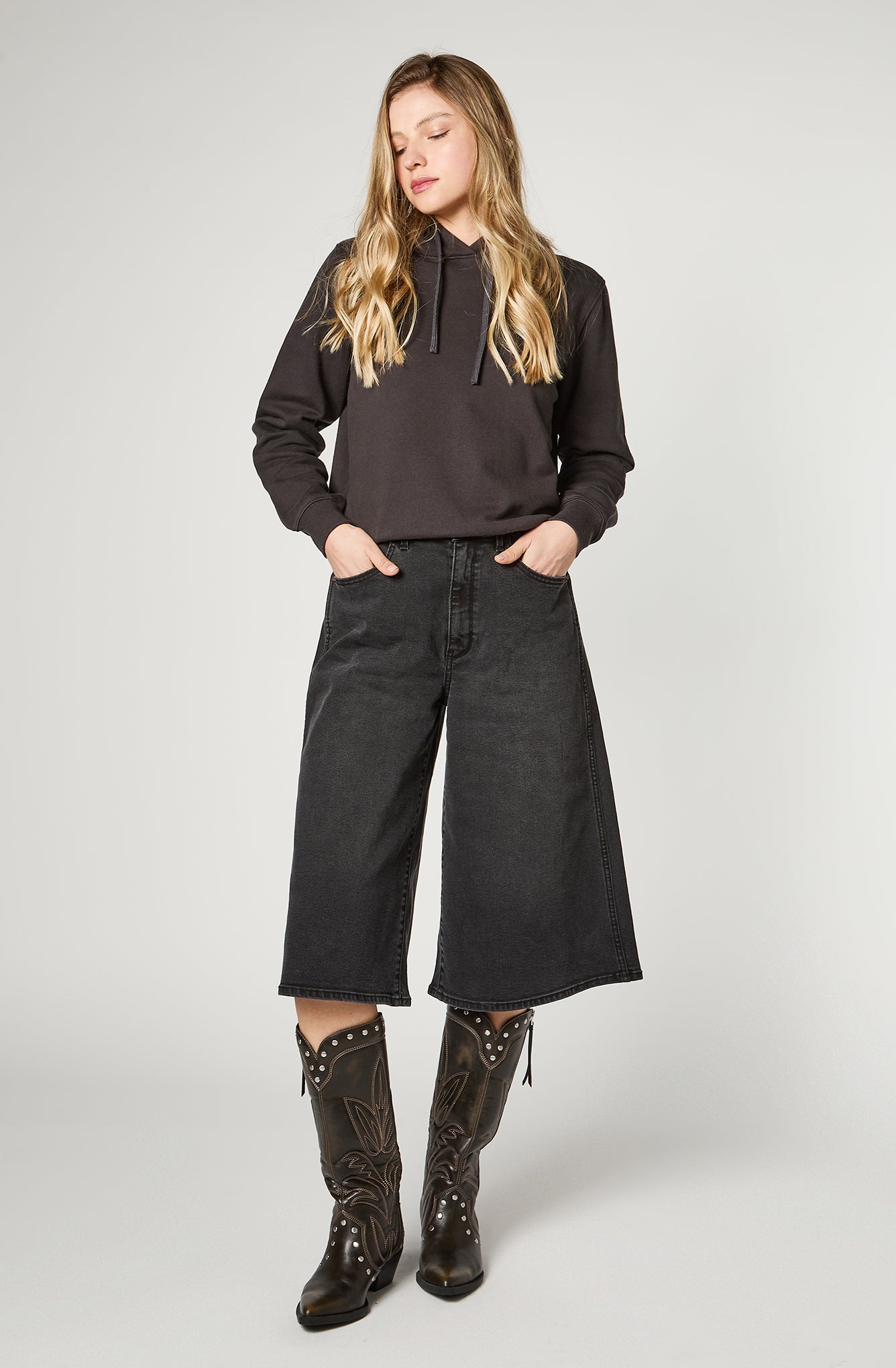 Shorts Mujer Wrancher Long Black