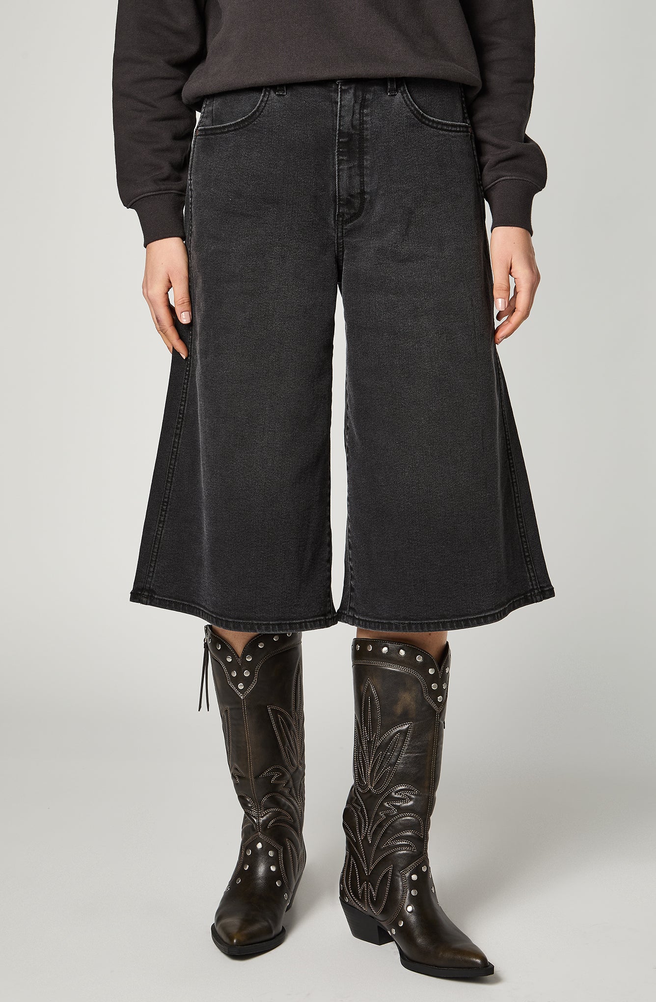 Shorts Mujer Wrancher Long Black