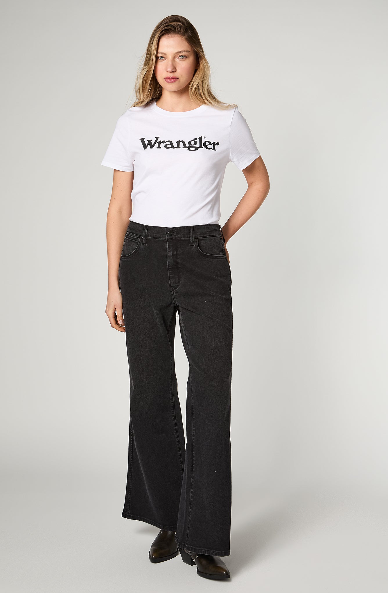 Jeans Mujer Flare 70` Black