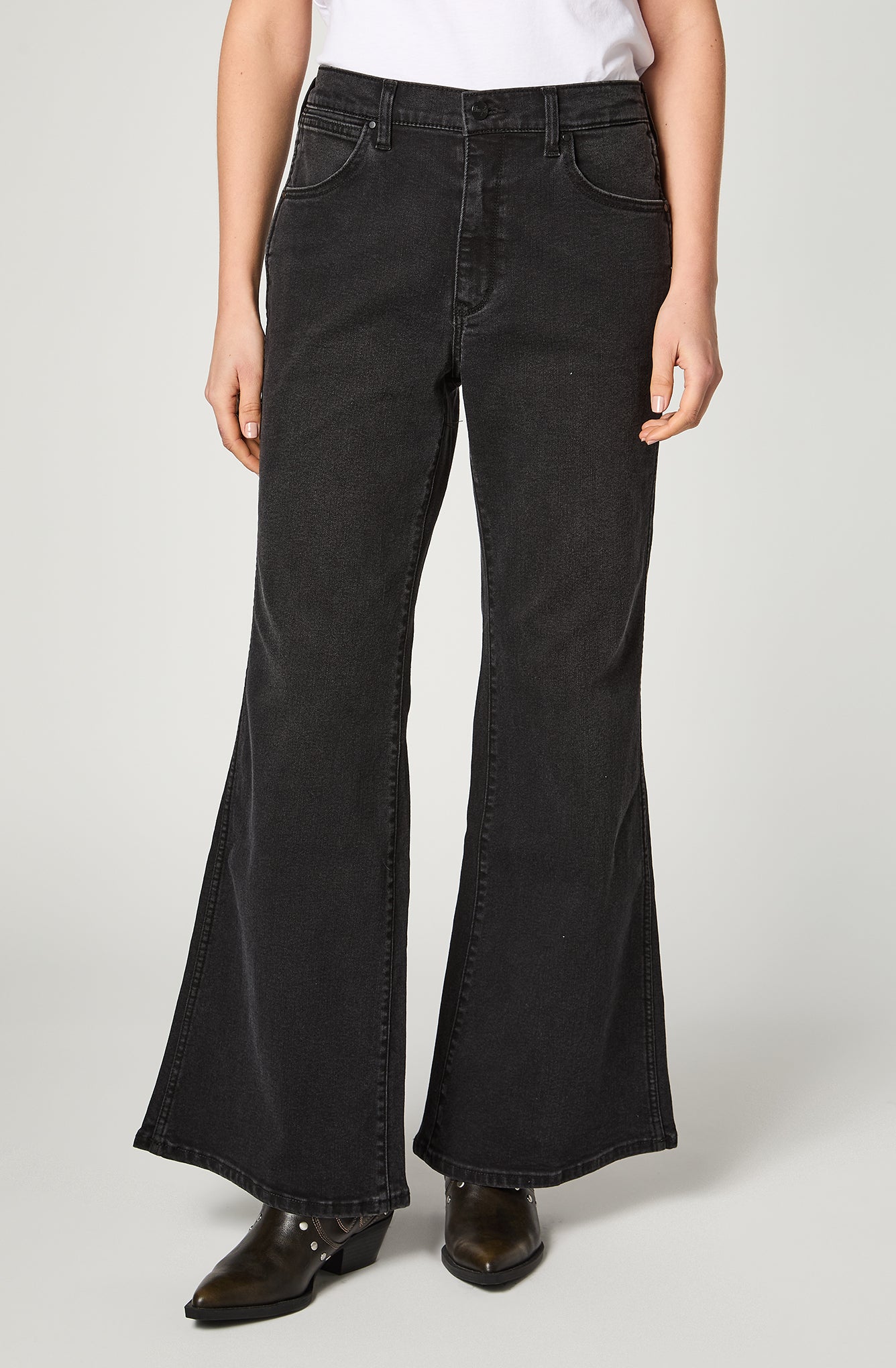Jeans Mujer Flare 70` Black