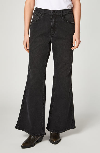 Jeans Mujer Flare 70` Black