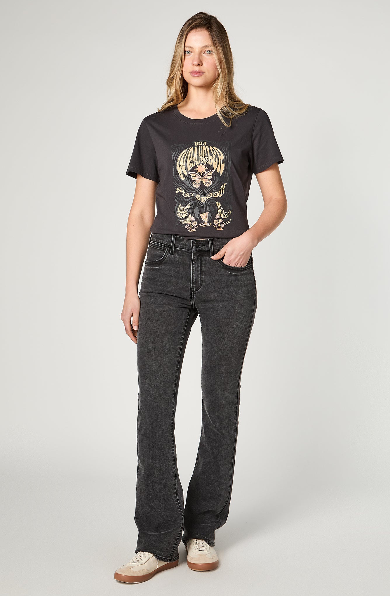 Jeans Mujer Boot Cut Black