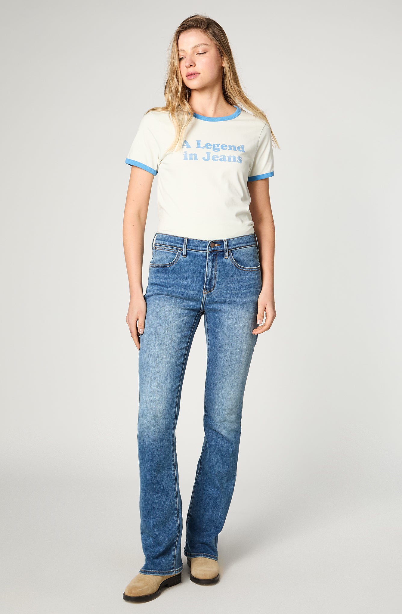Jeans Mujer Boot Cut Mid
