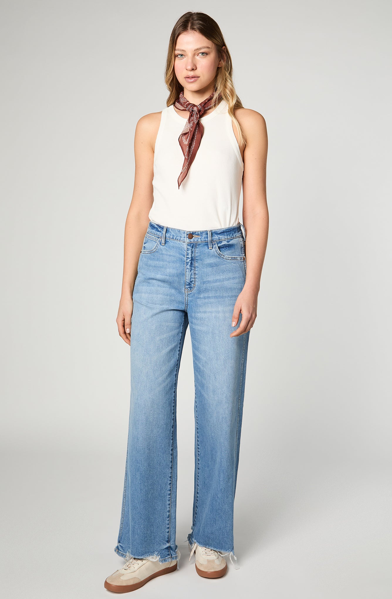 Jeans Mujer Baggy Wide Leg Mid