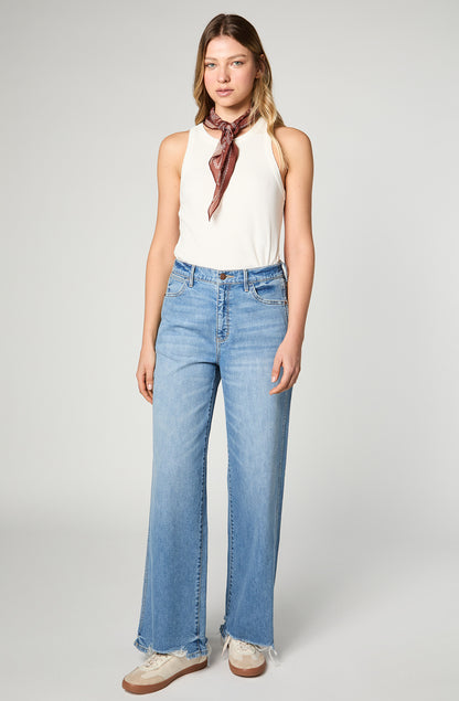 Jeans Mujer Baggy Wide Leg Mid