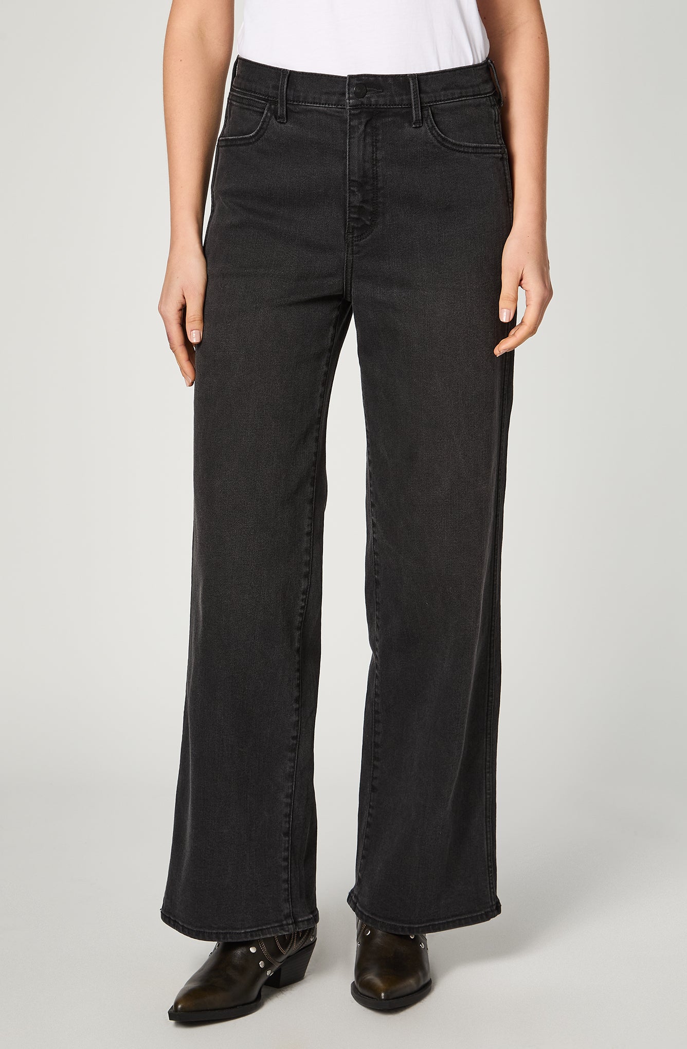 Jeans Mujer Baggy Wide Leg Black