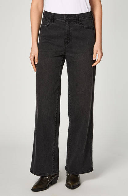 Jeans Mujer Baggy Wide Leg Black