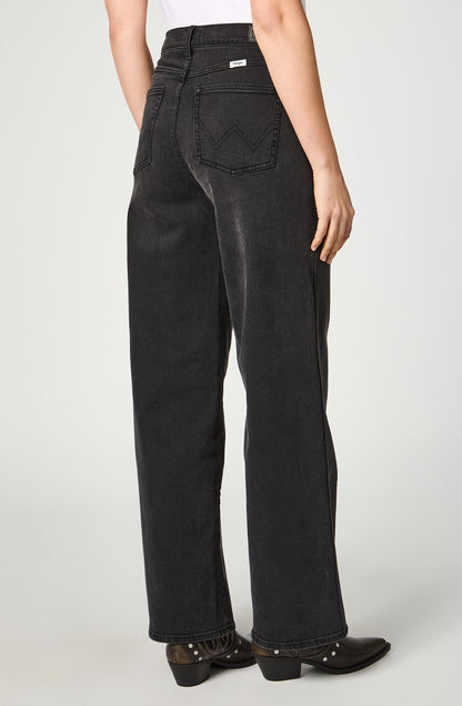 Jeans Mujer Baggy Wide Leg Black