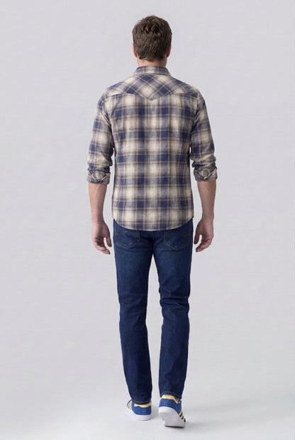 Camisa Hombre manga larga Western