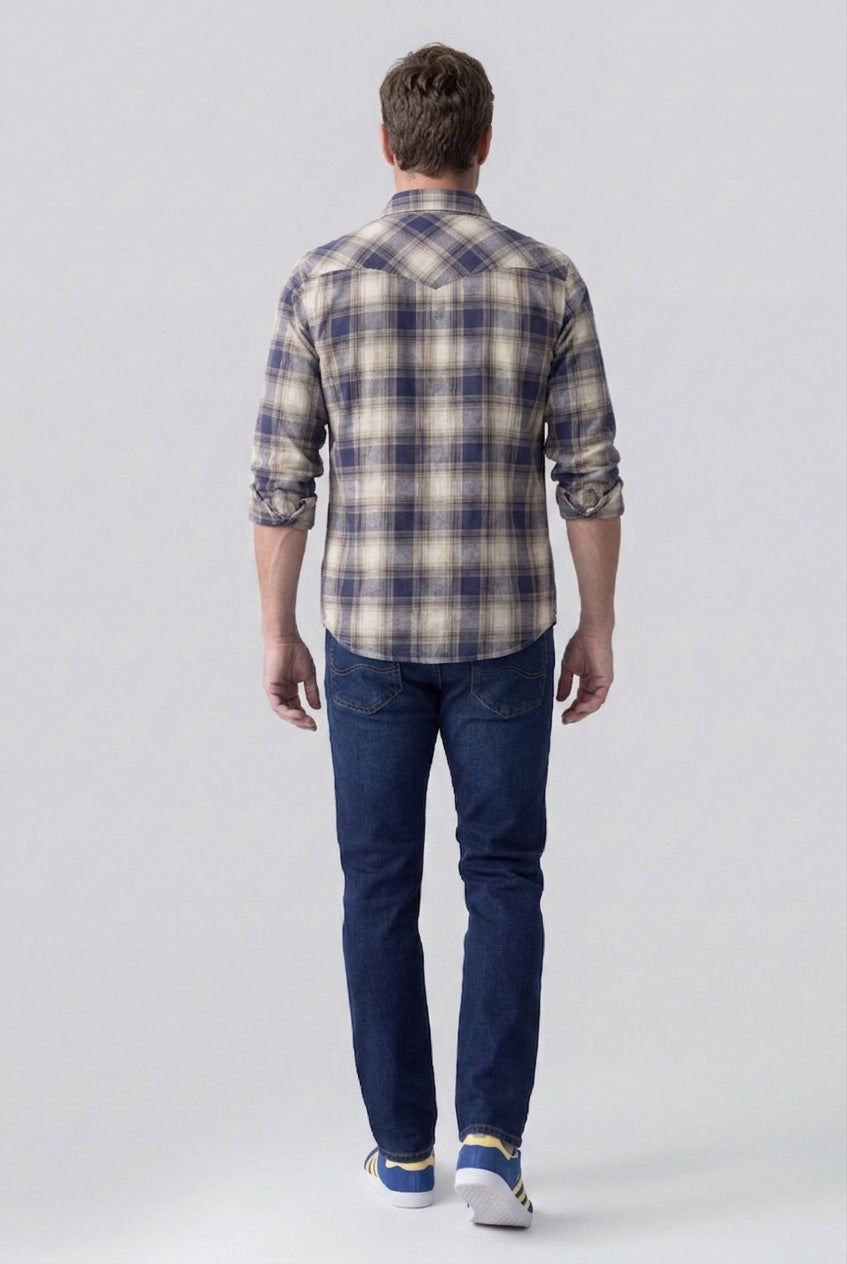 Camisa Hombre manga larga Western