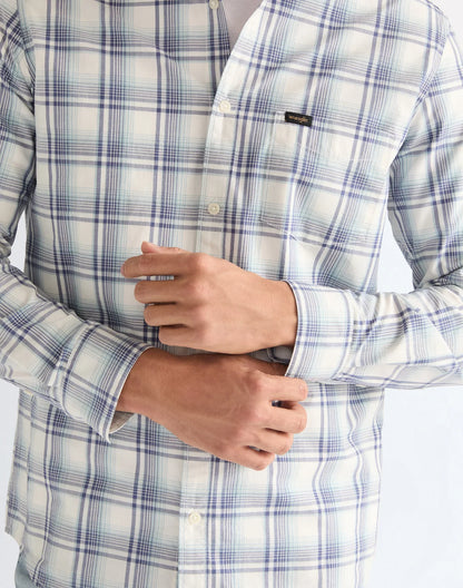 Short Hombre Cowboy Regular Fit 100% Cotton C/Check Azul Bco.