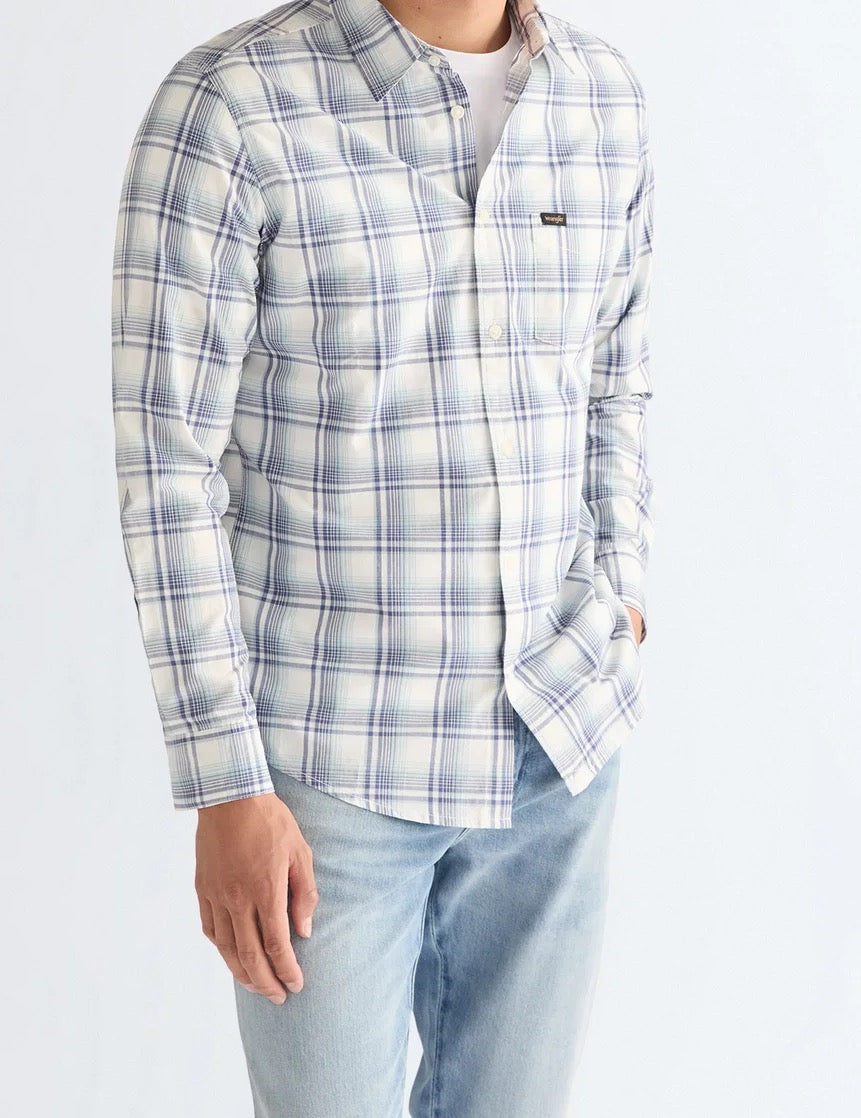 Short Hombre Cowboy Regular Fit 100% Cotton C/Check Azul Bco.