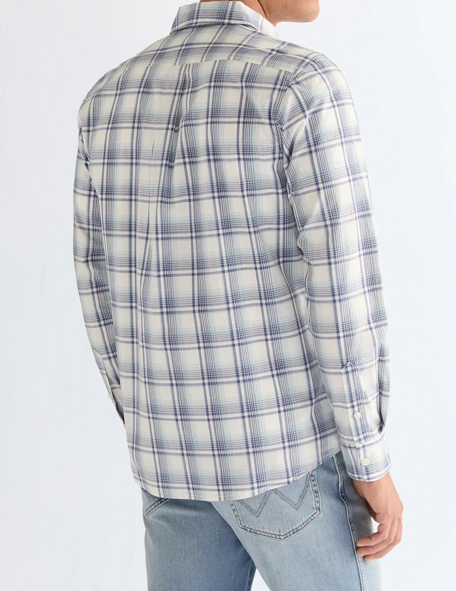 Short Hombre Cowboy Regular Fit 100% Cotton C/Check Azul Bco.
