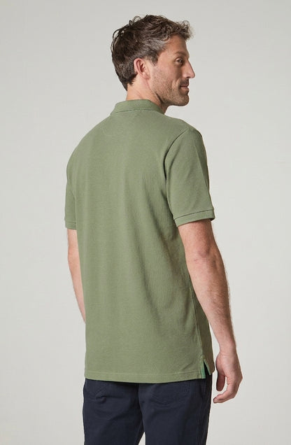 Polera Hombre Piqué Regular Fit Verde