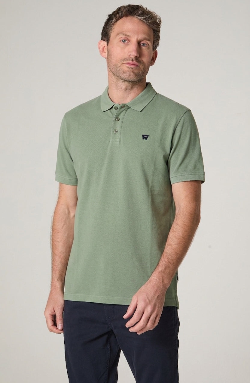Polera Hombre Piqué Regular Fit Verde