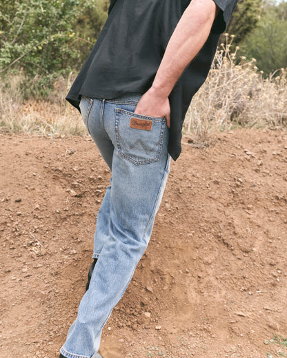 Jeans Hombre Texas Authentic Straight 100% Cotton Azul Medio
