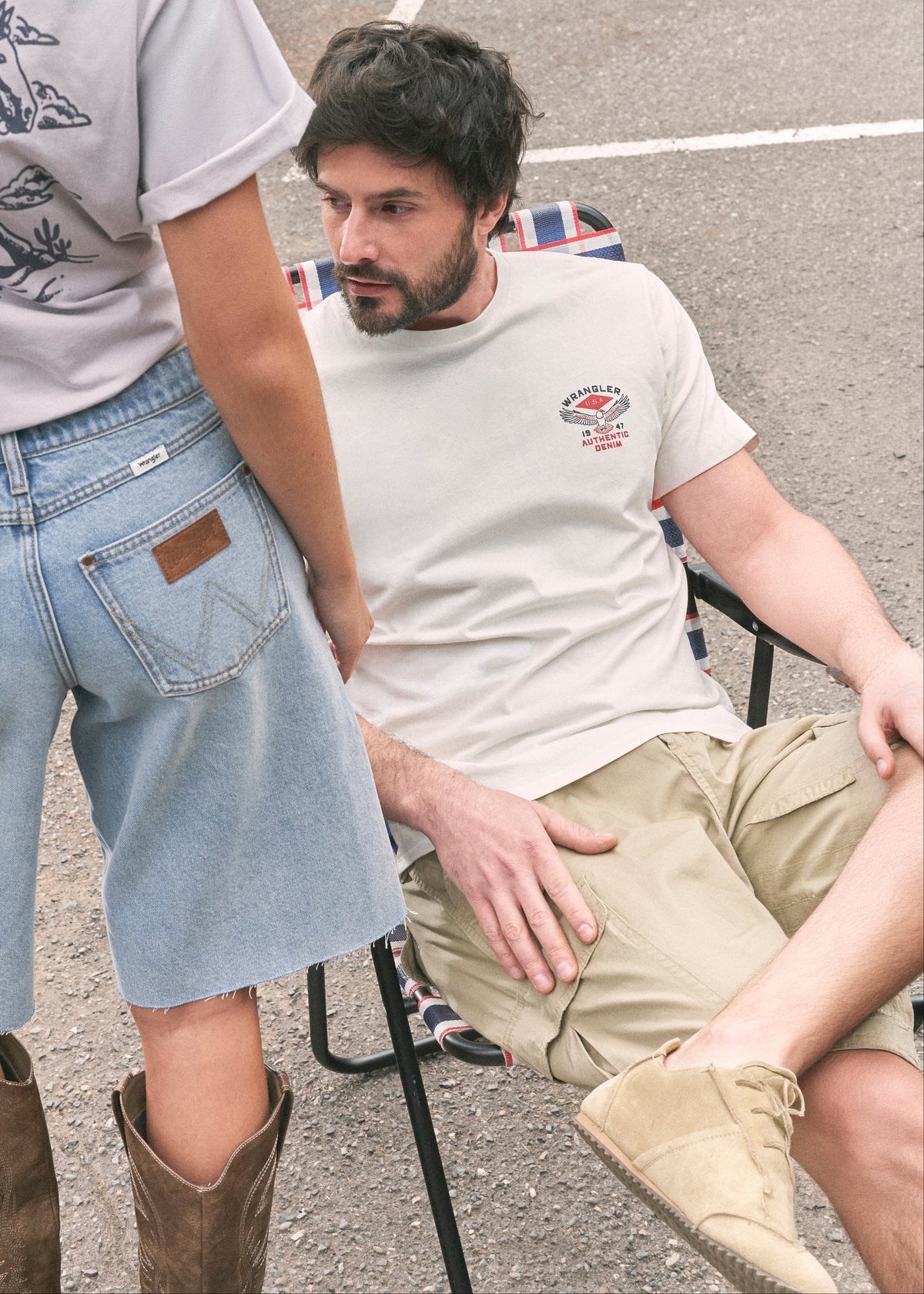 Short Hombre Cargo Regular Straight 100% Cotton Beige