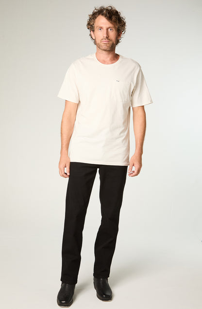 Jeans Tiro Alto Texas Regular Fit Black