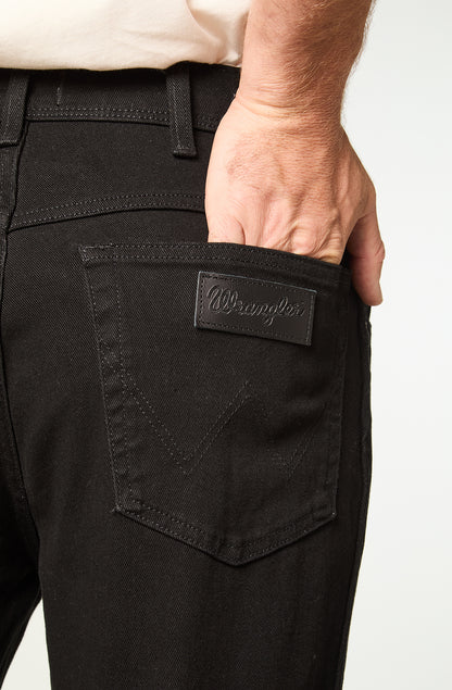 Jeans Tiro Alto Texas Regular Fit Black