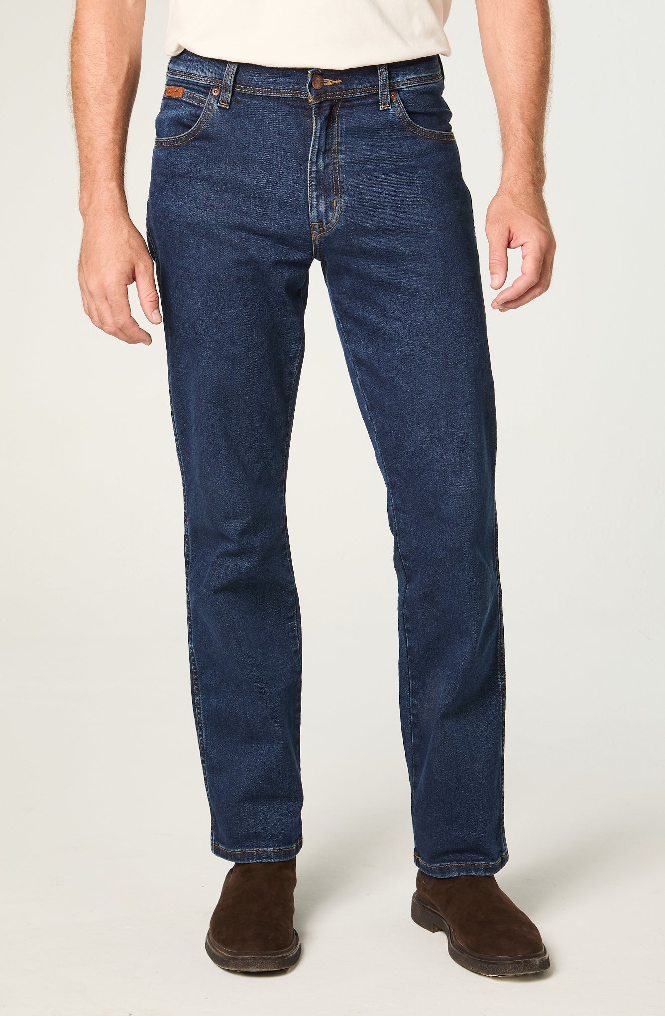 Jeans Tiro Alto Texas Regular Fit Dark Stone