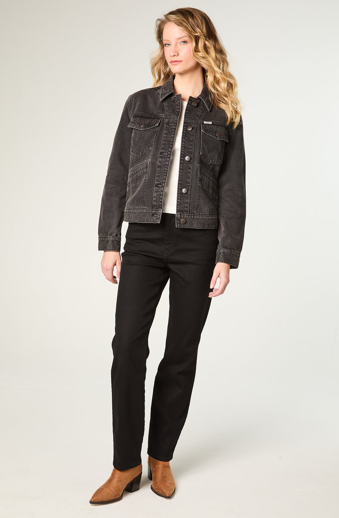 Chaqueta Mujer Heritage Denim Negro