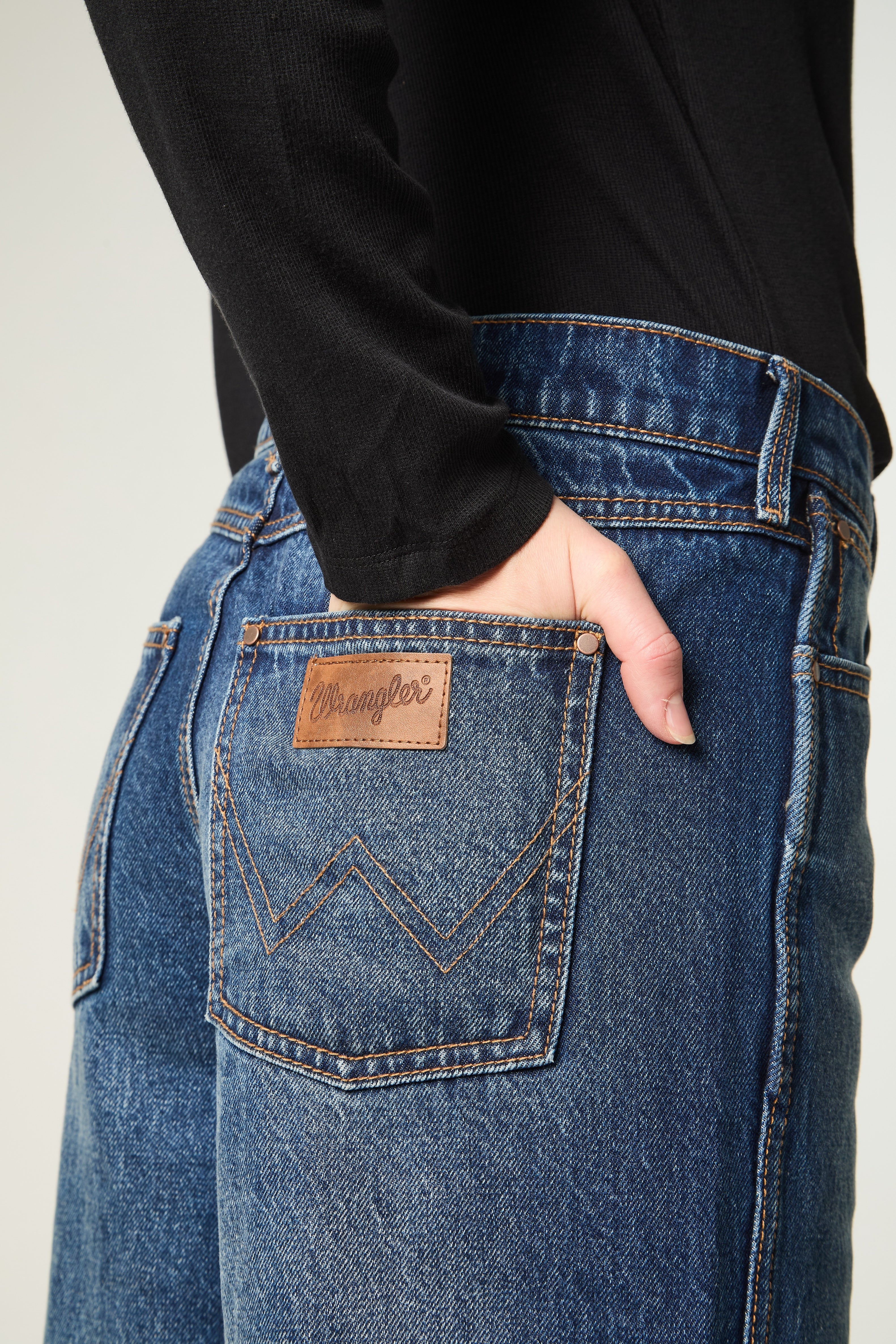 Jeans Mujer World Wide Relaxed Indigo Blue