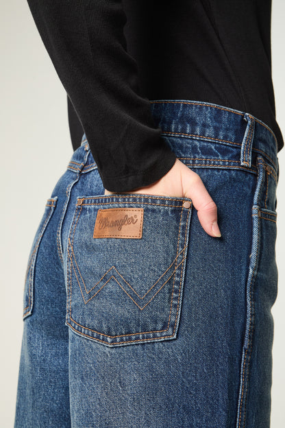 Jeans Mujer World Wide Relaxed Indigo Blue