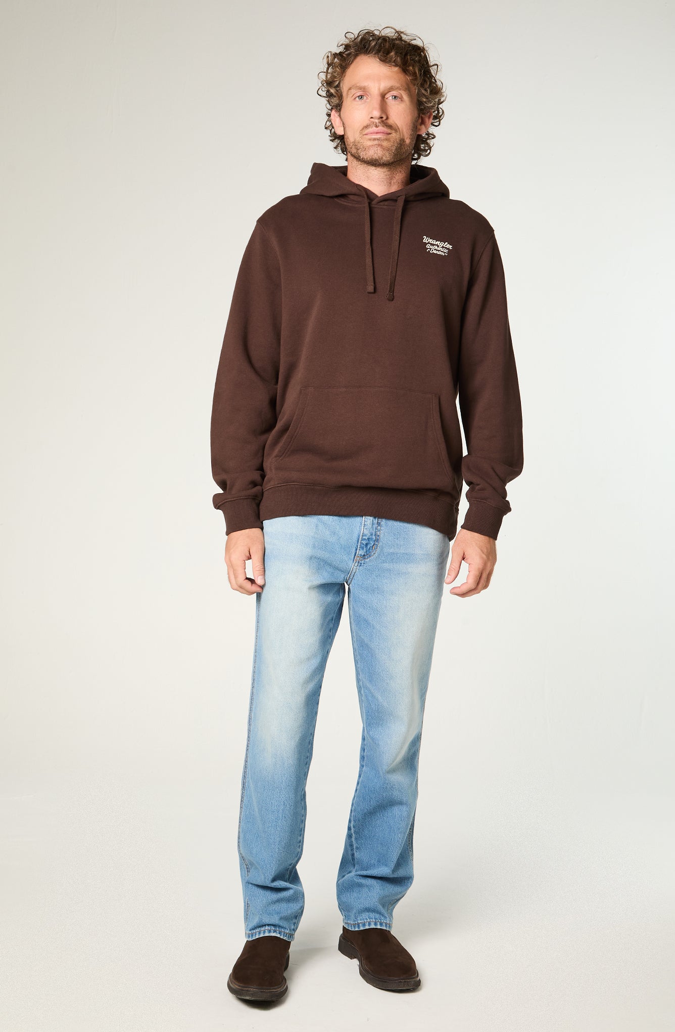 Polerón Hombre Hoodie Reg Regular Café