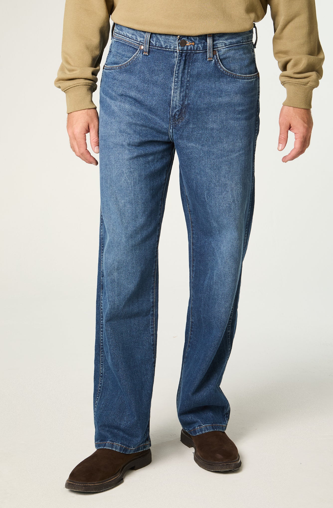 Jeans Hombre Loose Straight-Retro Azul