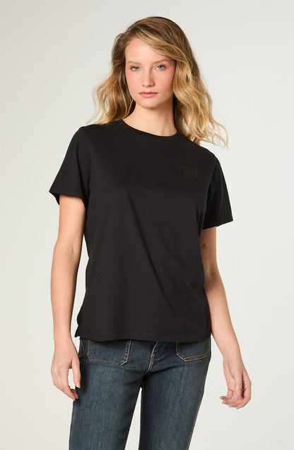 Polera Mujer Graphic Tee Regular Negra