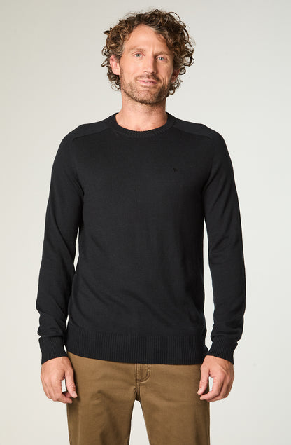 Sweater Hombre Knit Sweater Regular Negro