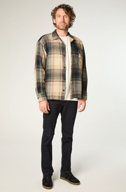 Sobrecamisa Hombre Resort Oversize Verde Militar