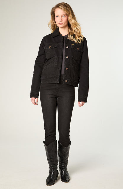 Chaqueta Mujer Heritage Sherpa Negro