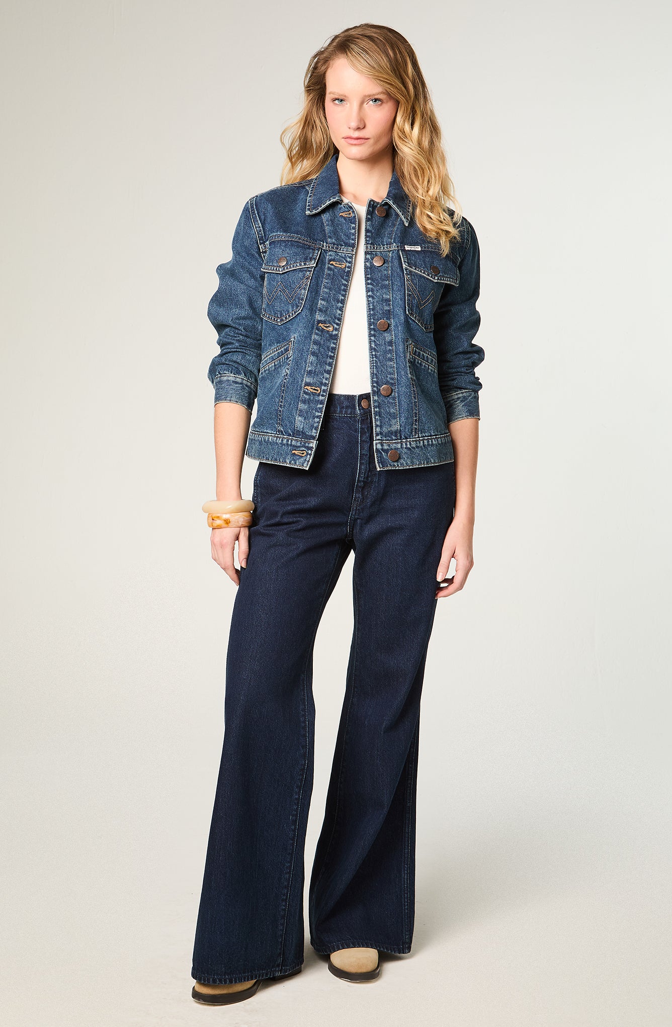 Chaqueta Mujer Heritage Denim Azul