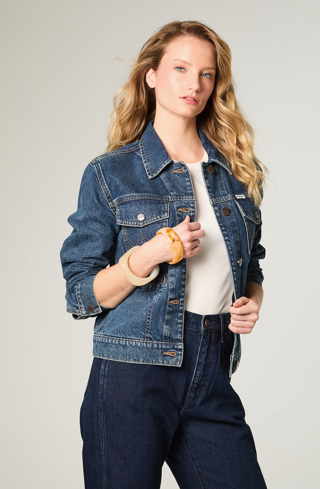 Chaqueta Mujer Heritage Denim Azul