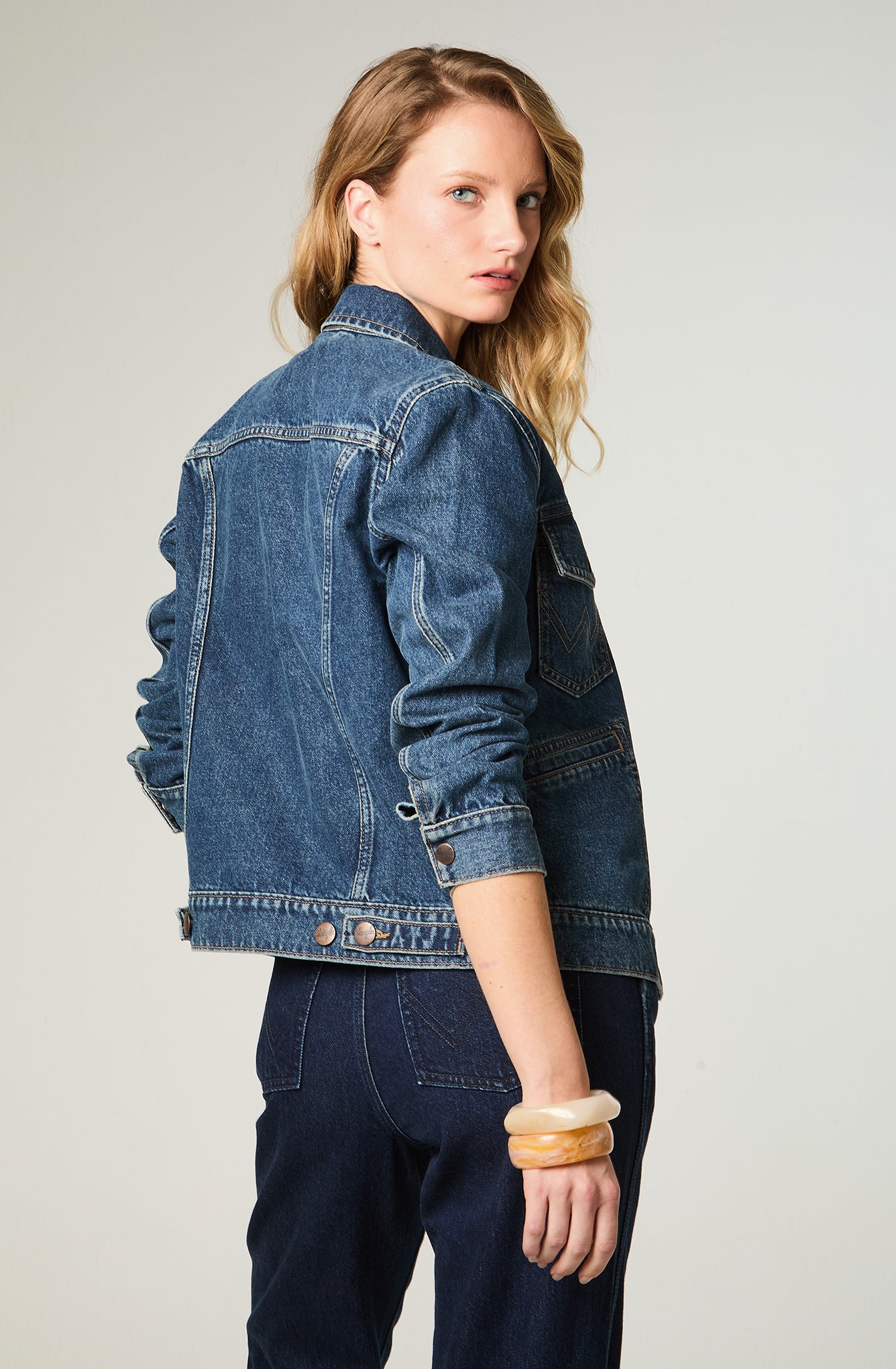 Chaqueta Mujer Heritage Denim Azul