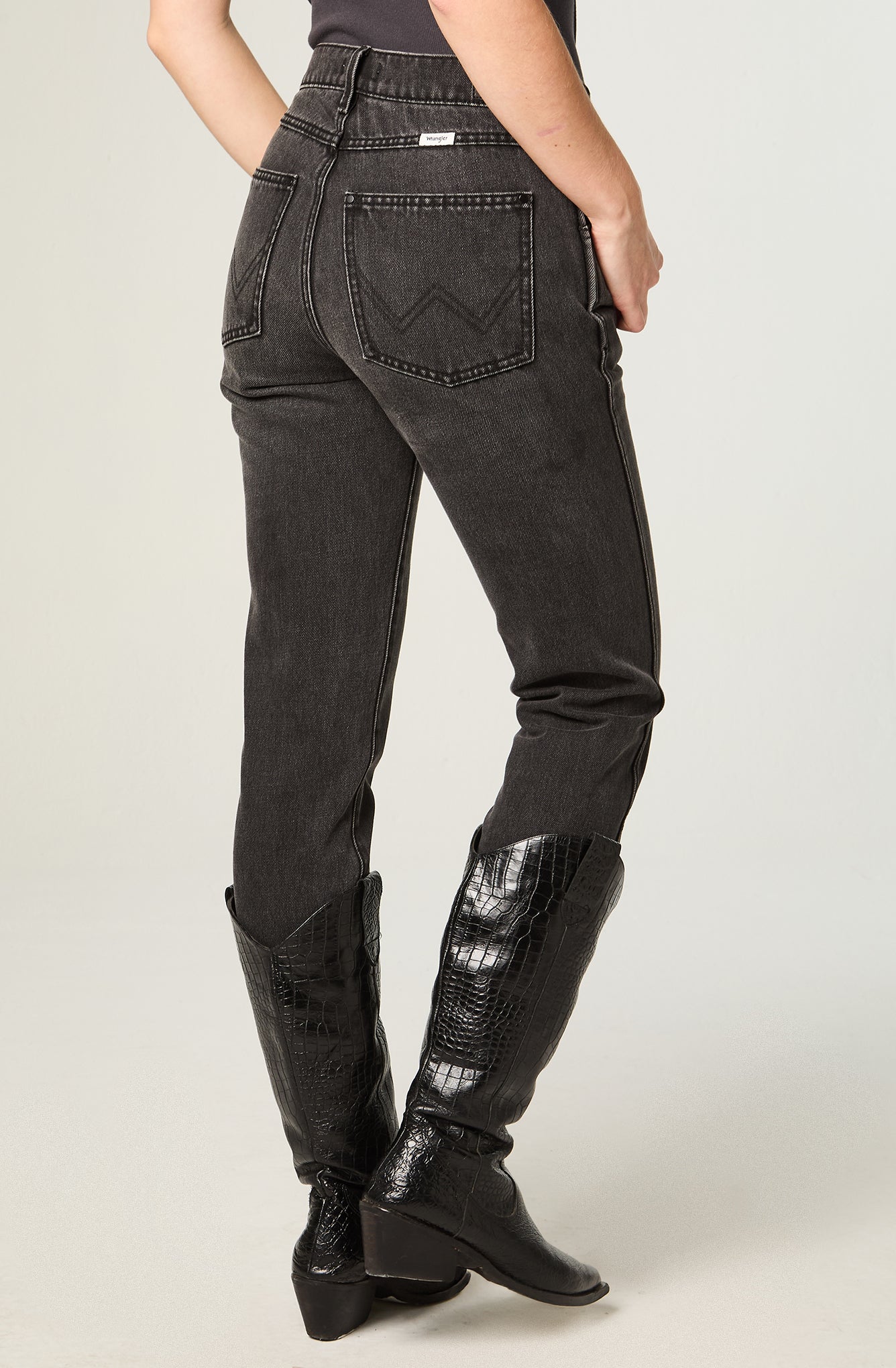 Jeans Mujer Piper Slim Negro