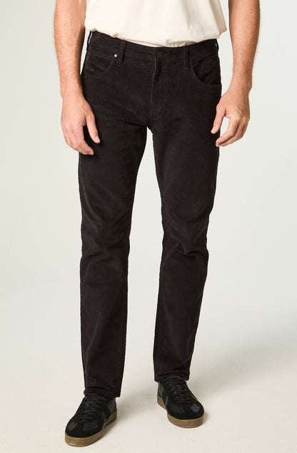 Pantalon Hombre Greensboro Cotelé Straight Negro