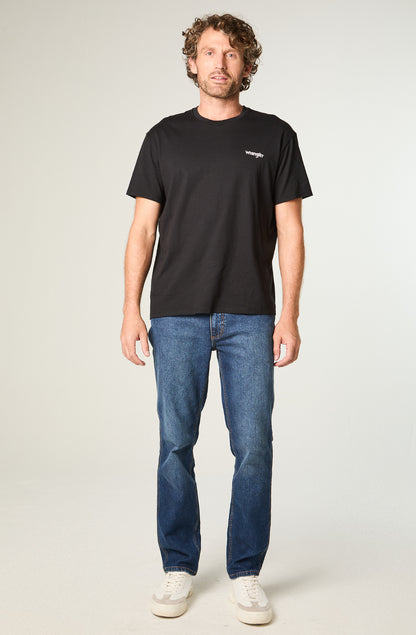 Polera Hombre Vintage Tee  Regular Negro