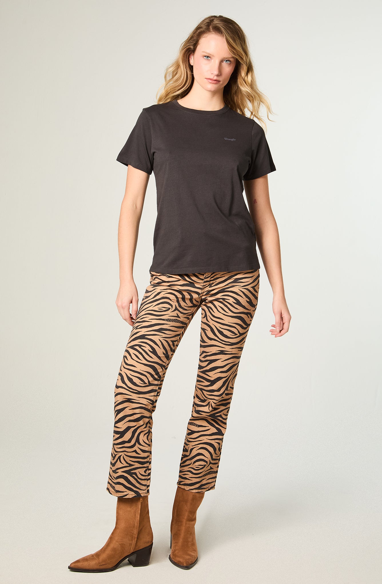 Jeans Mujer Tiro Alto Wild West Straight Fit Purr