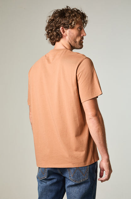Polera Hombre Graphic Regular Beige