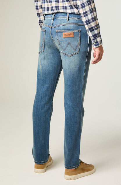 Jeans Hombre Greensboro Straight tiro medio Azul
