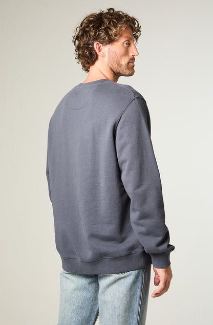 Polerón Hombre Crewneck Graphic Regular Gris