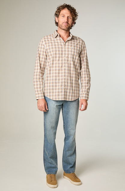 Camisa Hombre 1 Pocket Poplin Regular Blanco