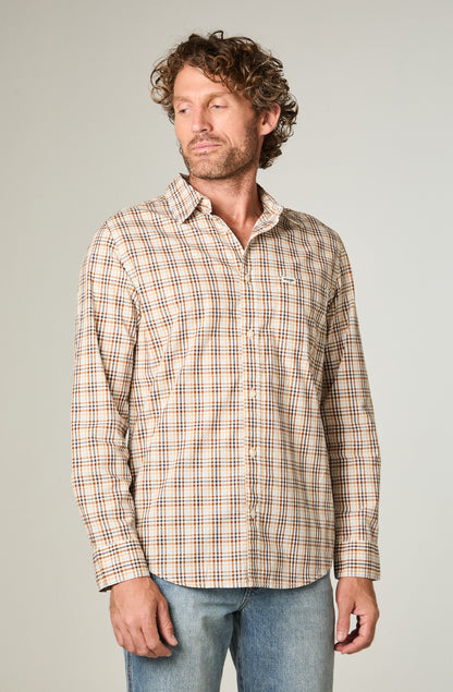 Camisa Hombre 1 Pocket Poplin Regular Blanco