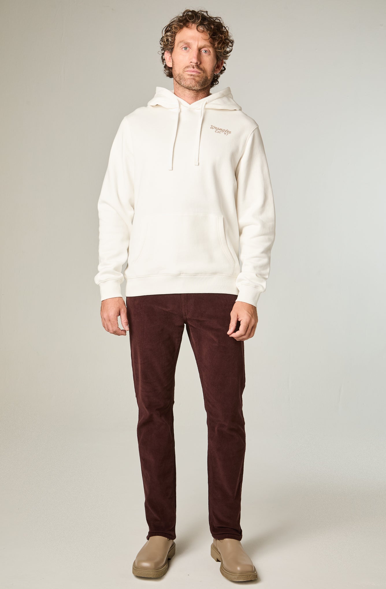 Polerón Hombre Hoodie Reg Regular Blanco